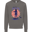 Stand Up Paddling Paddleboarding Mens Sweatshirt Jumper Charcoal