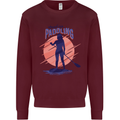 Stand Up Paddling Paddleboarding Mens Sweatshirt Jumper Maroon