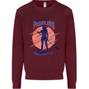 Stand Up Paddling Paddleboarding Mens Sweatshirt Jumper Maroon