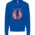 Stand Up Paddling Paddleboarding Mens Sweatshirt Jumper Royal Blue