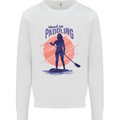 Stand Up Paddling Paddleboarding Mens Sweatshirt Jumper White