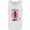 Stand Up Paddling Paddleboarding Mens Vest Tank Top White