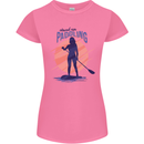 Stand Up Paddling Paddleboarding Womens Petite Cut T-Shirt Azalea
