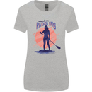 Stand Up Paddling Paddleboarding Womens Wider Cut T-Shirt Sports Grey
