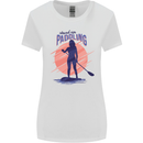 Stand Up Paddling Paddleboarding Womens Wider Cut T-Shirt White