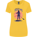 Stand Up Paddling Paddleboarding Womens Wider Cut T-Shirt Yellow