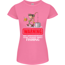 Start Talking About Fishing Funny Fisherman Womens Petite Cut T-Shirt Azalea