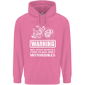 Start Talking About Motorbikes Funny Biker Mens 80% Cotton Hoodie Azelea
