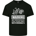 Start Talking About Motorbikes Funny Biker Mens Cotton T-Shirt Tee Top Black