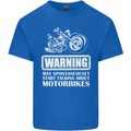 Start Talking About Motorbikes Funny Biker Mens Cotton T-Shirt Tee Top Royal Blue