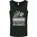 Start Talking About Motorbikes Funny Biker Mens Vest Tank Top Black
