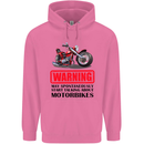 Start Talking About Motorbikes Motorcycle Mens 80% Cotton Hoodie Azelea