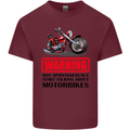 Start Talking About Motorbikes Motorcycle Mens Cotton T-Shirt Tee Top Maroon