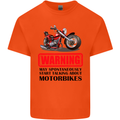 Start Talking About Motorbikes Motorcycle Mens Cotton T-Shirt Tee Top Orange