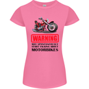 Start Talking About Motorbikes Motorcycle Womens Petite Cut T-Shirt Azalea