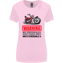 Start Talking About Motorbikes Motorcycle Womens Wider Cut T-Shirt Light Pink