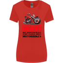 Start Talking About Motorbikes Motorcycle Womens Wider Cut T-Shirt Red