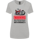 Start Talking About Motorbikes Motorcycle Womens Wider Cut T-Shirt Sports Grey