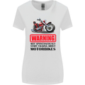Start Talking About Motorbikes Motorcycle Womens Wider Cut T-Shirt White