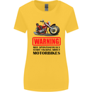 Start Talking About Motorbikes Motorcycle Womens Wider Cut T-Shirt Yellow