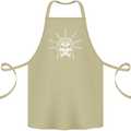 Statue of Liberty Skull USA Gothic Biker Cotton Apron 100% Organic Khaki