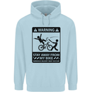 Stay Away From My Bike Cycling Cyclist Childrens Kids Hoodie Light Blue