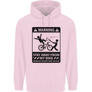 Stay Away From My Bike Cycling Cyclist Childrens Kids Hoodie Light Pink