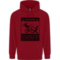 Stay Away From My Bike Cycling Cyclist Childrens Kids Hoodie Red