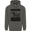 Stay Away From My Bike Cycling Cyclist Childrens Kids Hoodie Storm Grey