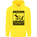 Stay Away From My Bike Cycling Cyclist Childrens Kids Hoodie Yellow
