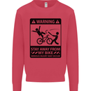 Stay Away From My Bike Cycling Cyclist Kids Sweatshirt Jumper Heliconia