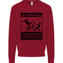 Stay Away From My Bike Cycling Cyclist Kids Sweatshirt Jumper Red
