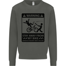 Stay Away From My Bike Cycling Cyclist Kids Sweatshirt Jumper Storm Grey