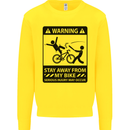 Stay Away From My Bike Cycling Cyclist Kids Sweatshirt Jumper Yellow