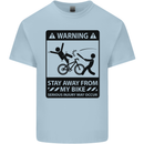 Stay Away From My Bike Cycling Cyclist Kids T-Shirt Childrens Light Blue