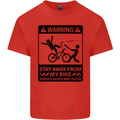 Stay Away From My Bike Cycling Cyclist Kids T-Shirt Childrens Red