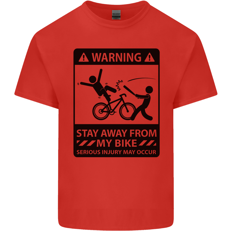 Stay Away From My Bike Cycling Cyclist Kids T-Shirt Childrens Red