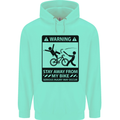 Stay Away From My Bike Cycling Cyclist Mens 80% Cotton Hoodie Peppermint