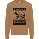 Stay Away From My Bike Cycling Cyclist Mens Sweatshirt Jumper Caramel Latte