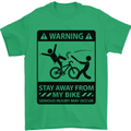 Stay Away From My Bike Cycling Cyclist Mens T-Shirt Cotton Gildan Irish Green
