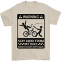 Stay Away From My Bike Cycling Cyclist Mens T-Shirt Cotton Gildan Sand