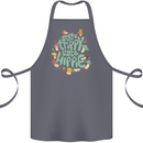 Stay Trippy Hippy Magic Mushrooms Drugs Cotton Apron 100% Organic Steel