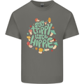 Stay Trippy Hippy Magic Mushrooms Drugs Kids T-Shirt Childrens Charcoal