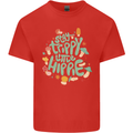 Stay Trippy Hippy Magic Mushrooms Drugs Kids T-Shirt Childrens Red