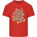 Stay Trippy Hippy Magic Mushrooms Drugs Mens Cotton T-Shirt Tee Top Red