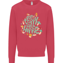 Stay Trippy Hippy Magic Mushrooms Drugs Mens Sweatshirt Jumper Heliconia