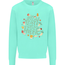 Stay Trippy Hippy Magic Mushrooms Drugs Mens Sweatshirt Jumper Peppermint