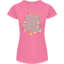 Stay Trippy Hippy Magic Mushrooms Drugs Womens Petite Cut T-Shirt Azalea