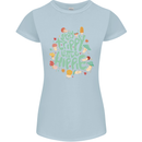 Stay Trippy Hippy Magic Mushrooms Drugs Womens Petite Cut T-Shirt Light Blue