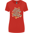 Stay Trippy Hippy Magic Mushrooms Drugs Womens Wider Cut T-Shirt Red